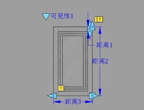 师傅不会教你的可变换可拉伸的立面门cad动态块制作