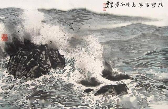 观潮,画潮,一生钟情钱塘潮
