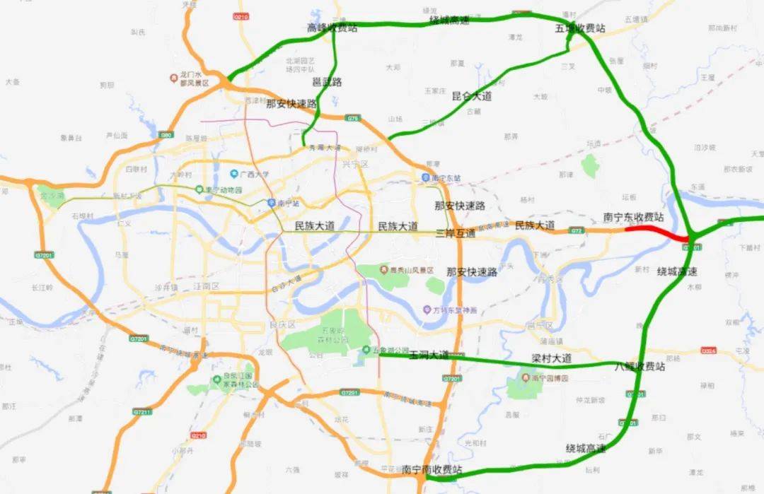 元旦假期来临在南宁怎么走才不堵交警建议来了