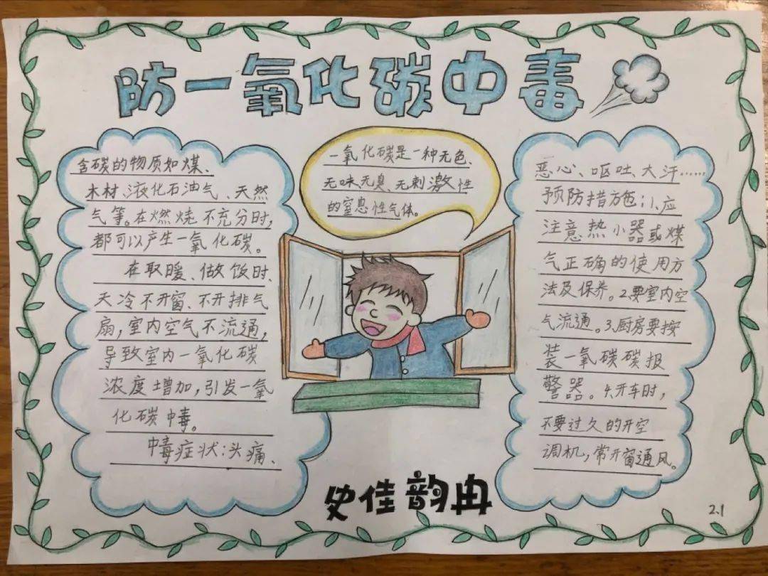 安全教育珍爱生命济南市闫千户小学预防一氧化碳中毒主题教育活动