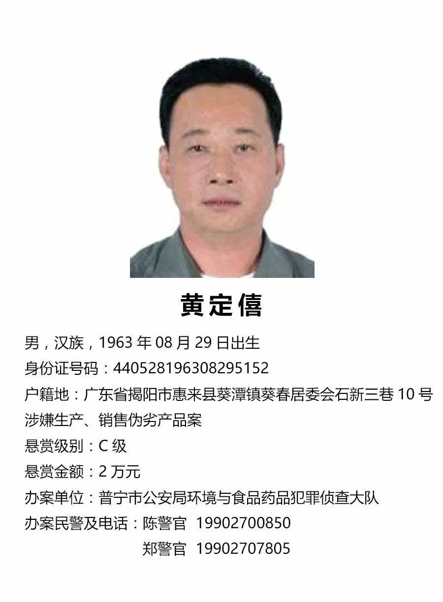 悬赏|关于公开征集杨锡钦等人违法犯罪线索的通告