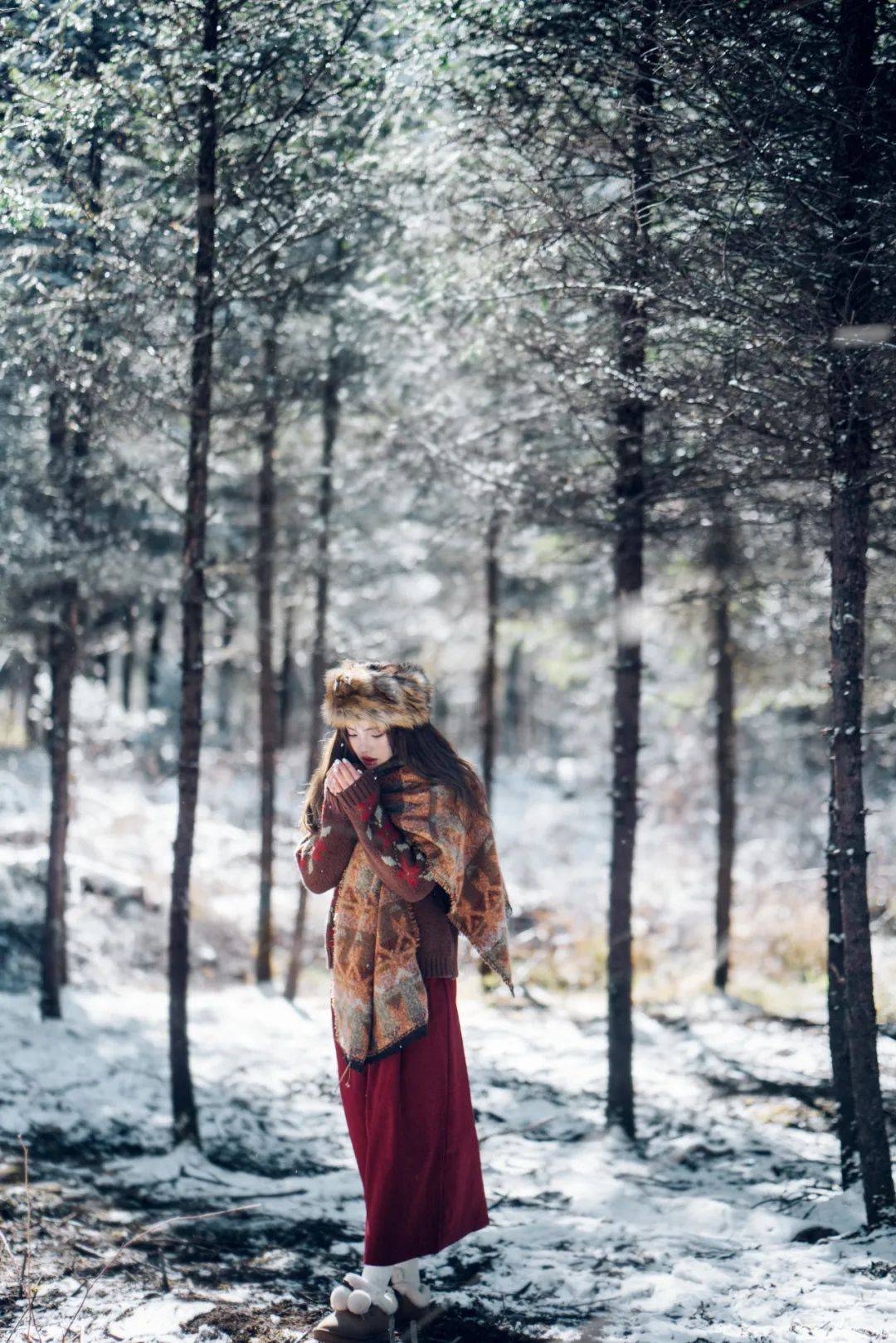 摄影教程如何在雪地里拍出又美又仙的人像照