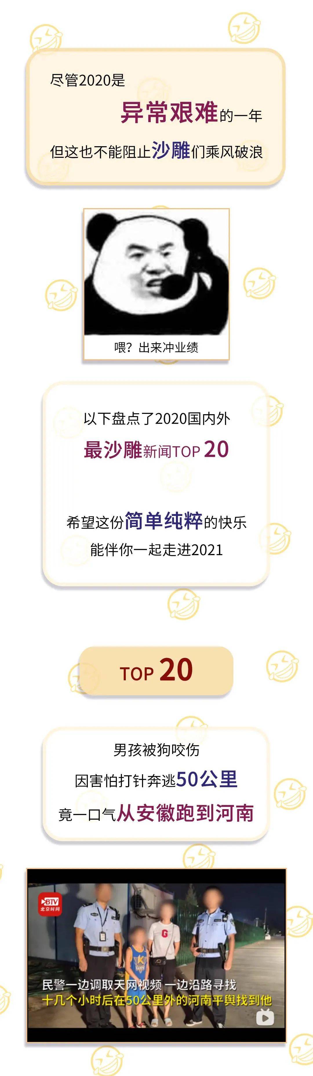 2020年搞笑新闻TOP20（不好笑来打我）_xinji
