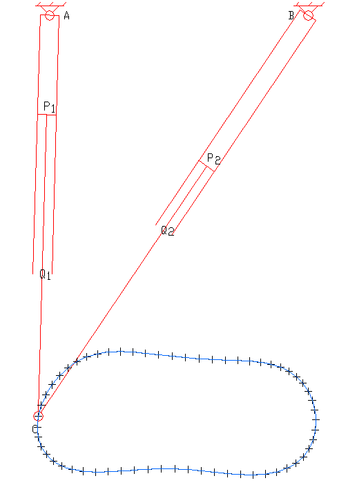 一波复杂的连杆机构动态图有谁能全部看懂