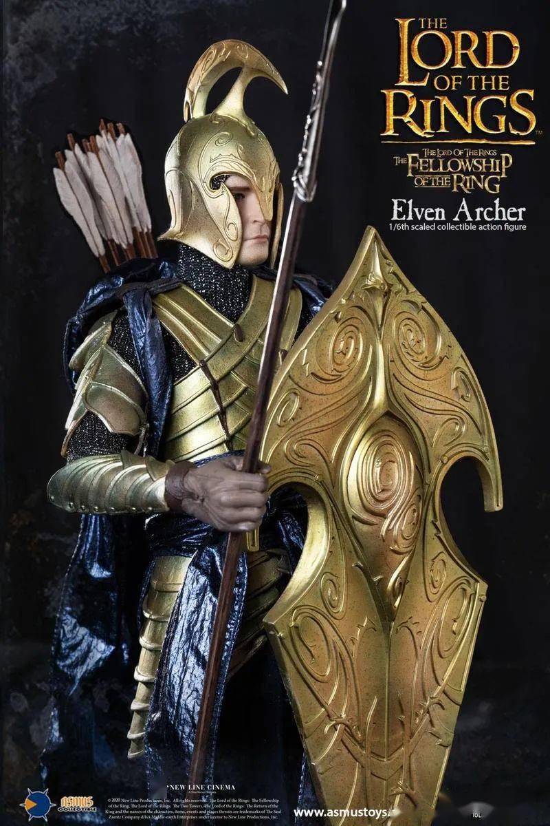 toys 新品 1/6 指环王系列 精灵战士 弓箭手 可动人偶_盔甲