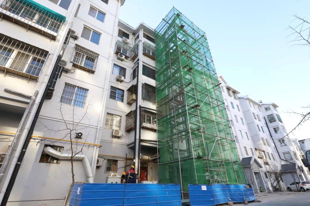 好消息杨柳青镇首个老旧小区加装电梯啦附效果图