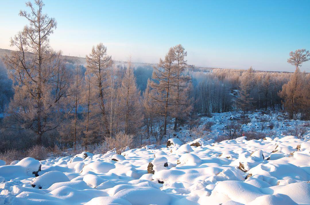 黑龙江伊春中国冬天最纯净的城市感受最自然的雪景