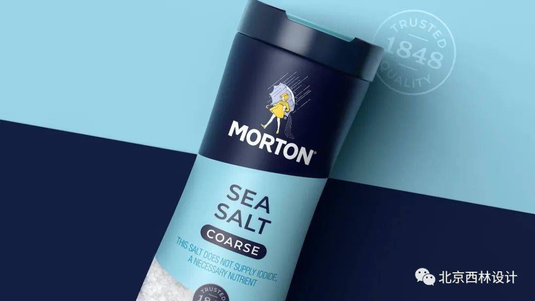 百年品牌的盐包装设计创意mortonsalt