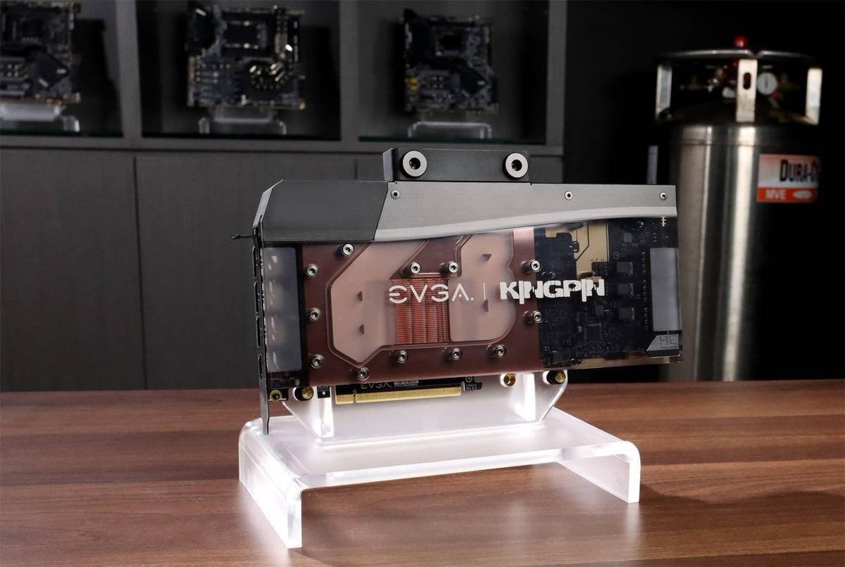 EVGA发布3090 KINGPIN Hydro铜定制水冷显卡:23相电源