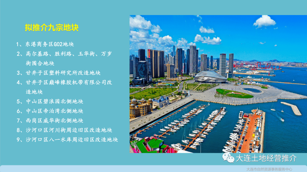 2020年大连市市内四区经营性建设用地第三次招商推介会