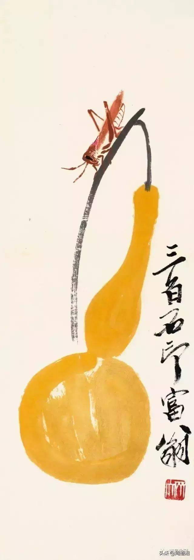 100幅名家中国国画作品葫芦图祝您福禄双收