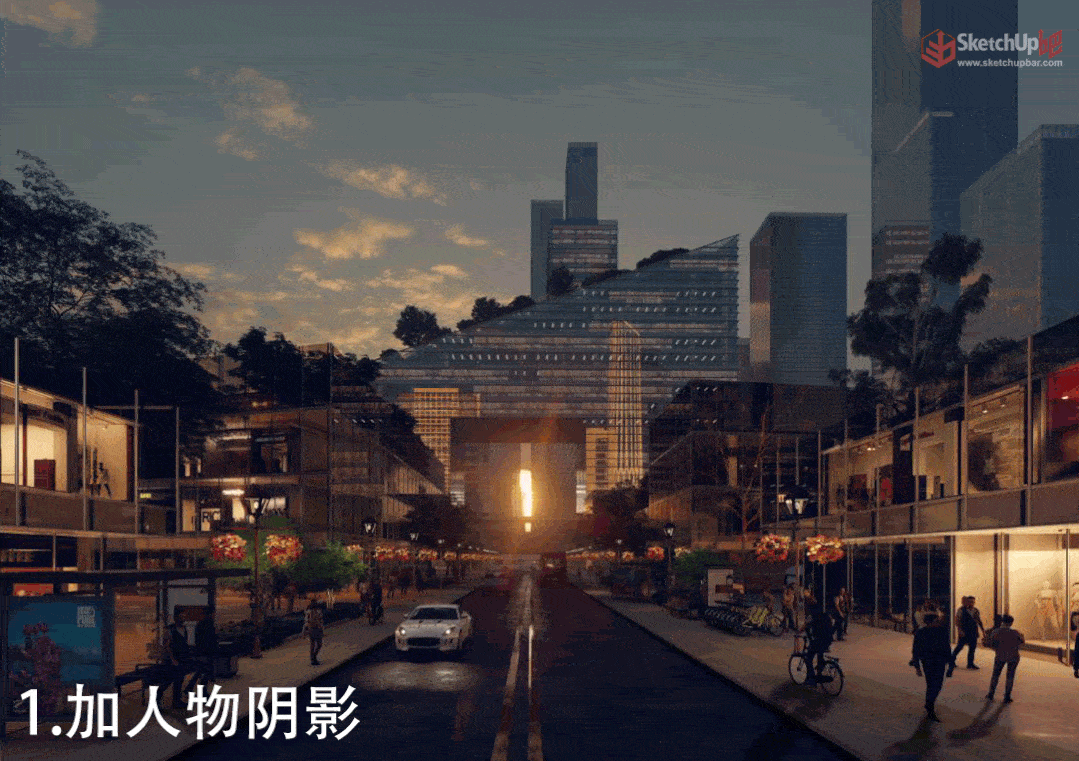 猛男心动lumion这招黄昏城市渲染让我原地起飞