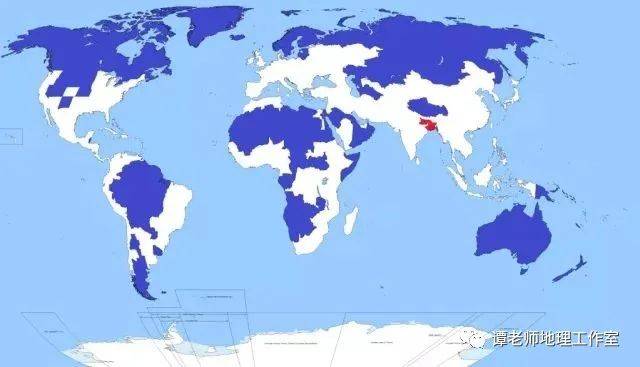 人口最密集的国家_这里有你意想不到的 地图