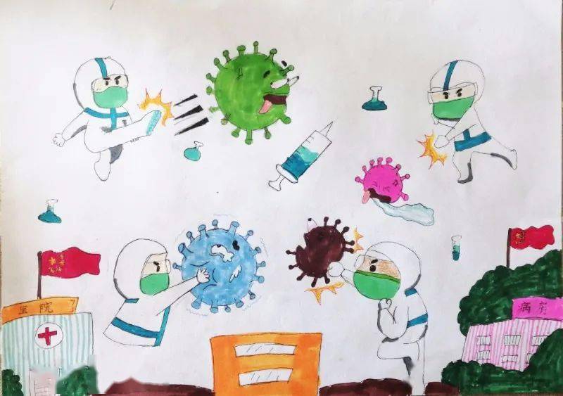 云展| "童心聚力同抗疫"——亳州市儿童绘画大赛作品展(一)