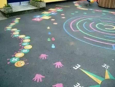 幼儿园地面创意大改造,让孩子爱上幼儿园!