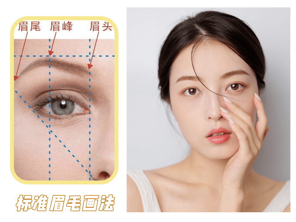 什么脸型画什么眉毛!画错丑10倍!_圆脸