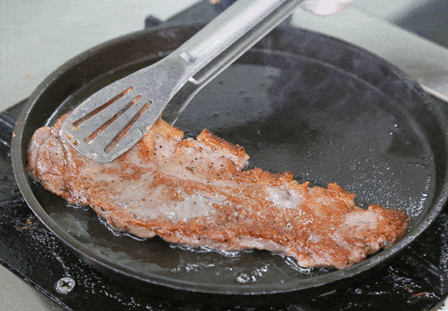 超火爆的街头牛排空降慈溪_培根