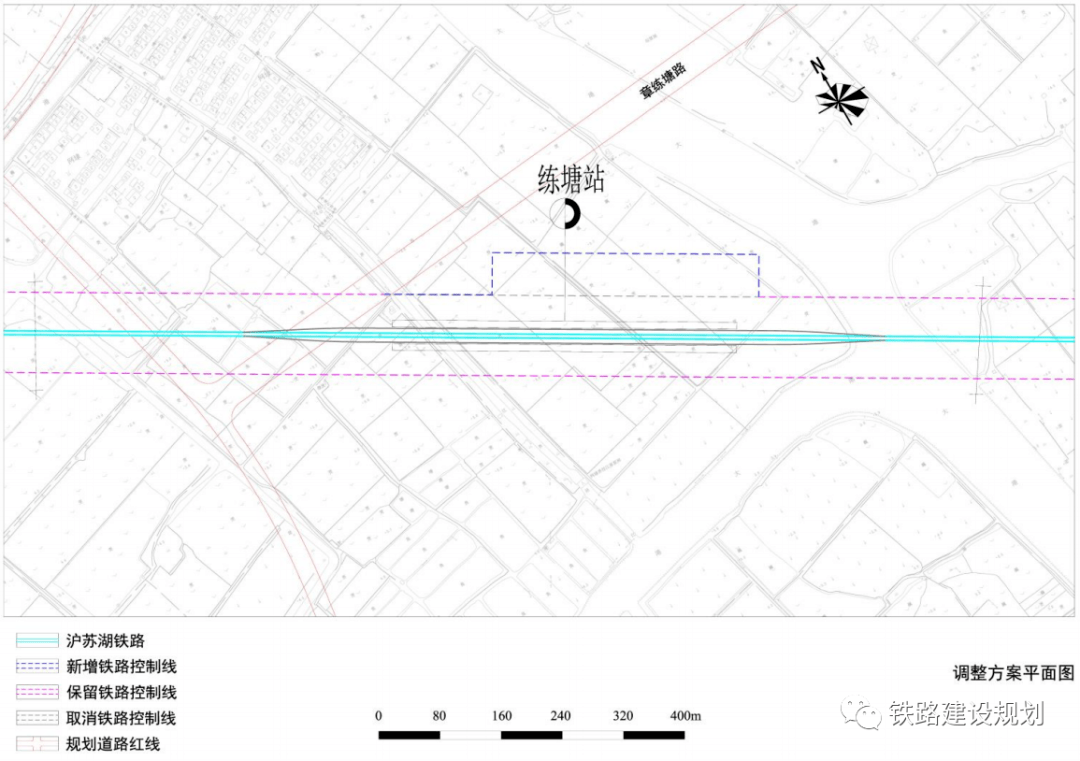 湖苏沪高铁上海段规划调整,增加练塘站,预留沪杭城际引入条件