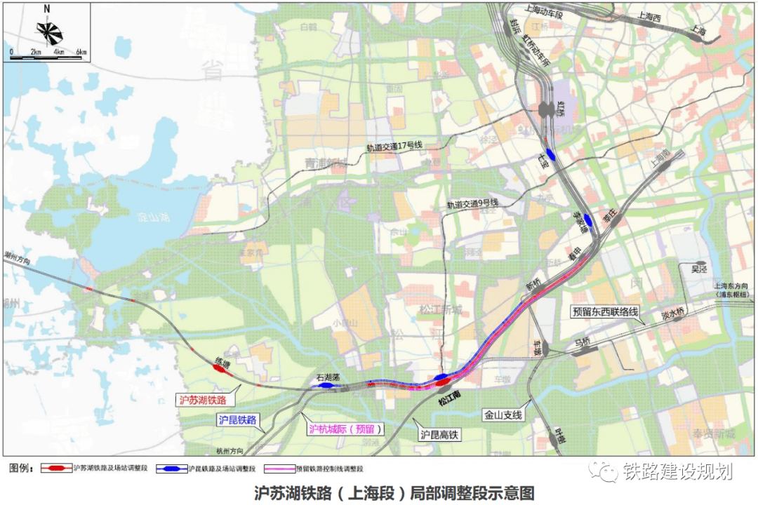 湖苏沪高铁上海段规划调整,增加练塘站,预留沪杭城际引入条件