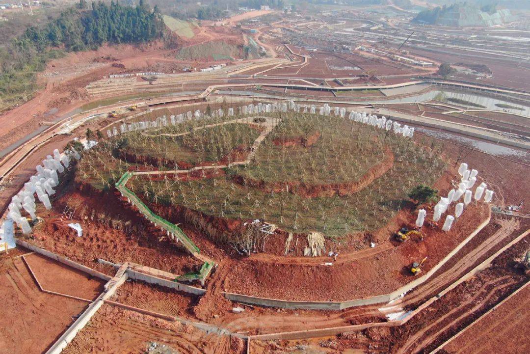 遂宁高新区雁栖湖湿地公园片区预计春节前达到