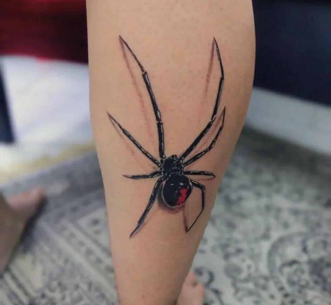 有人喜欢有人害怕的蜘蛛纹身