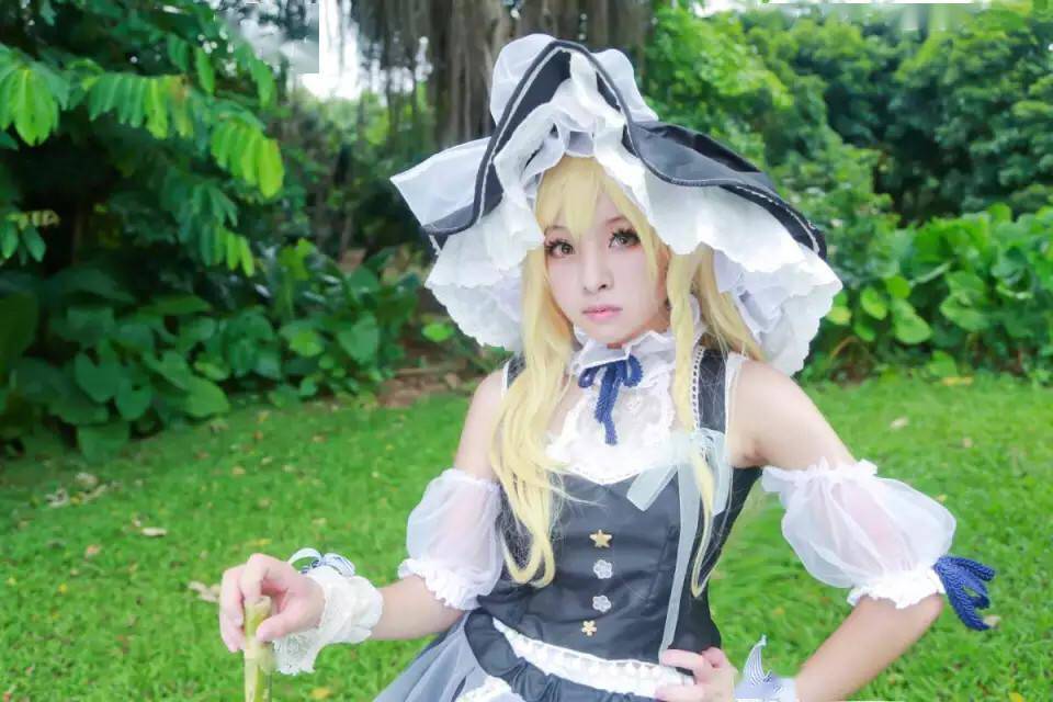 东方project雾雨魔理沙cosplay