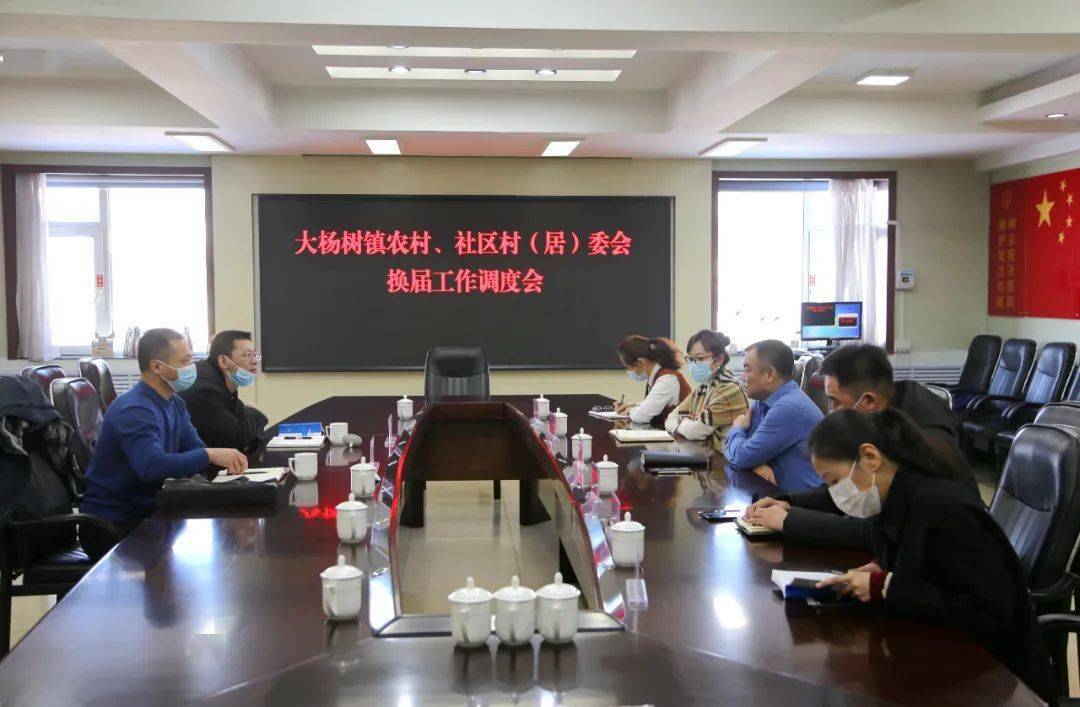 大杨树镇召开村(社区)民(居民)委员会换届工作调度会_手机搜狐网