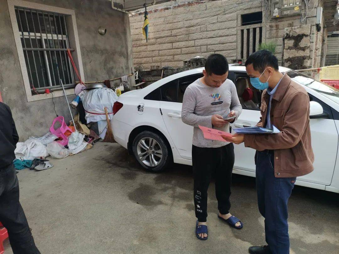 丰州镇全员上岗进村入户开展反诈宣传,指导大规模核酸检测信息登记