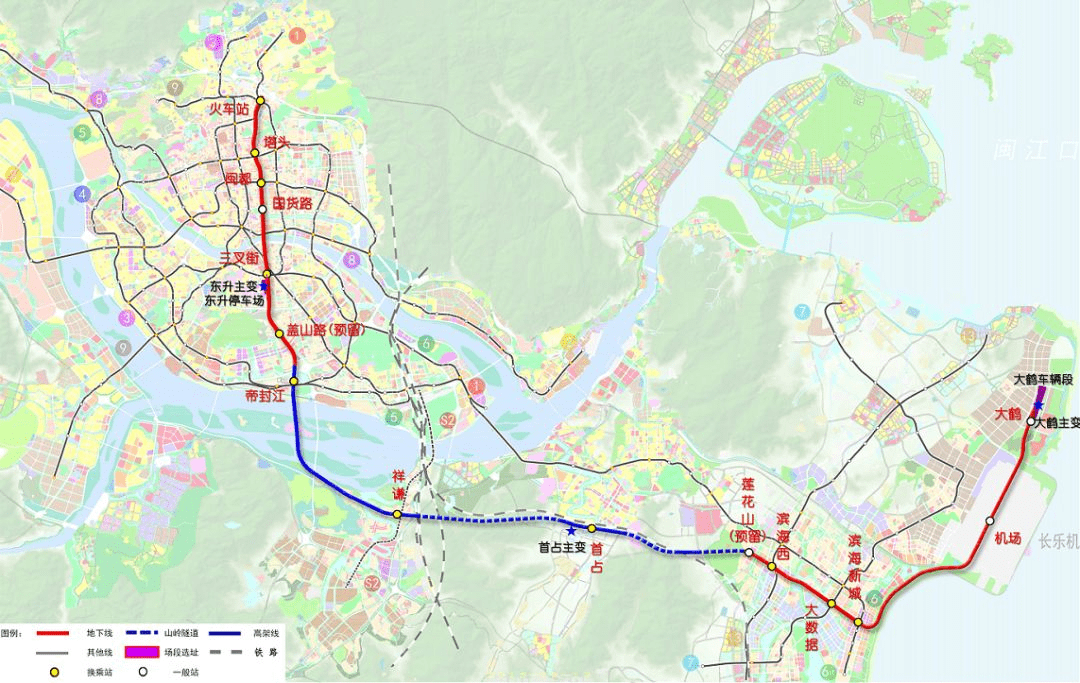 修建三条城际铁路f1,f2,f3 和2条机场高速公路 实现闽东北主要城市间