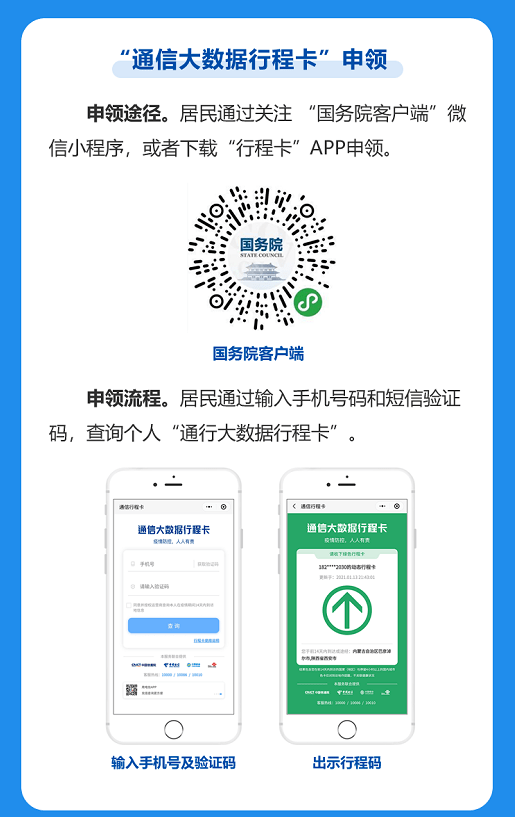 如何申领"通信大数据行程卡" ?