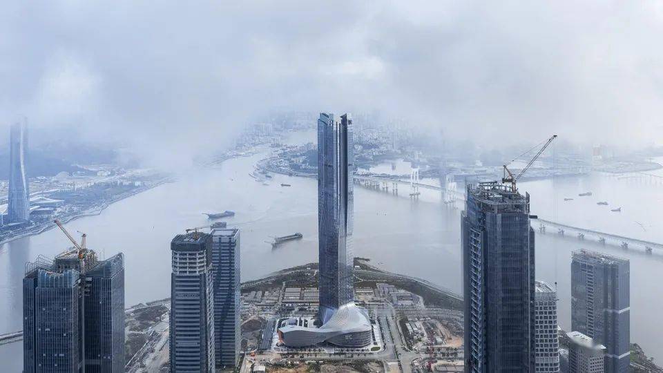 新作珠澳第一高楼横琴国际金融中心aedas