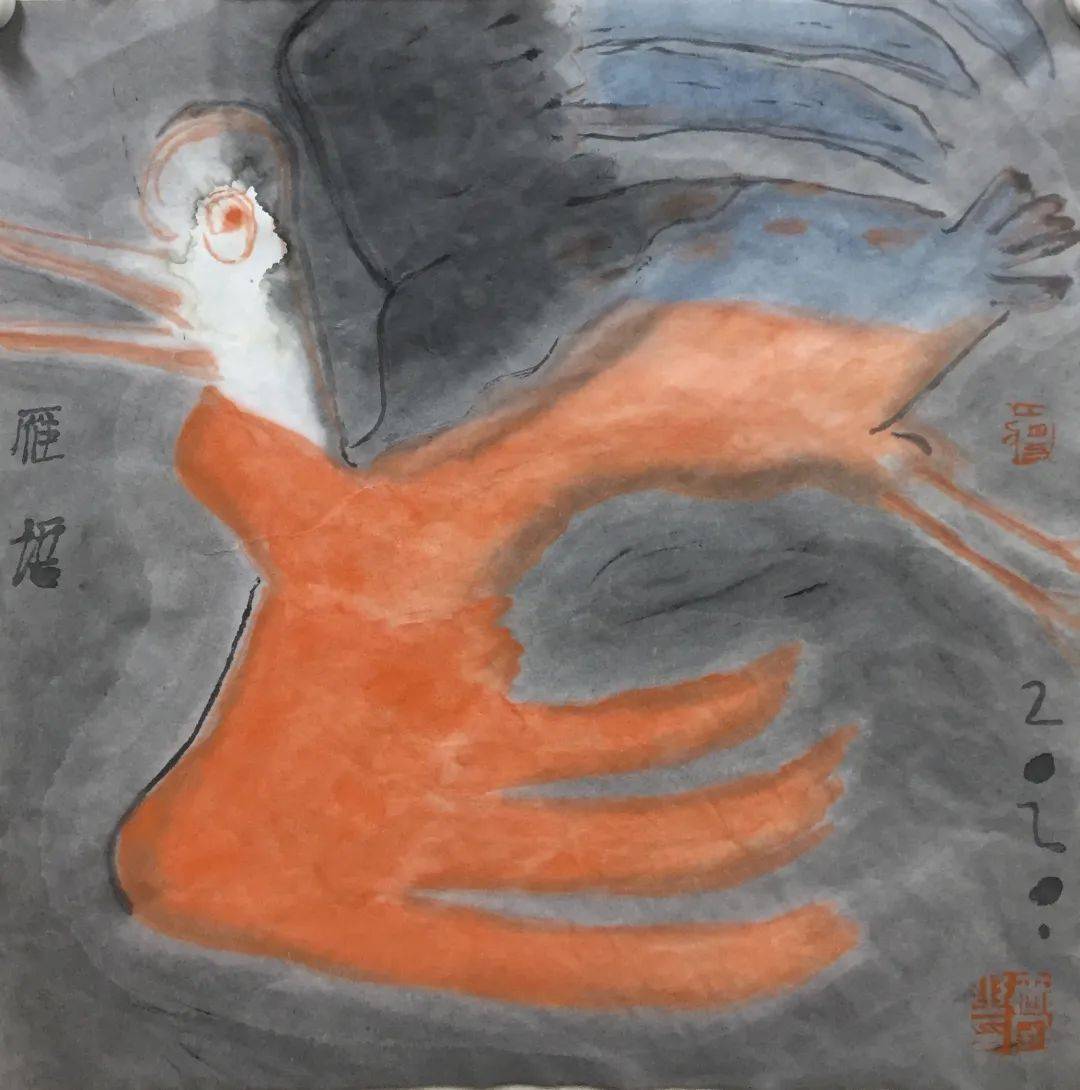 雁语·蒋世国 闭门思艺 人生的轨迹是在画一个圈儿,从艺亦然.