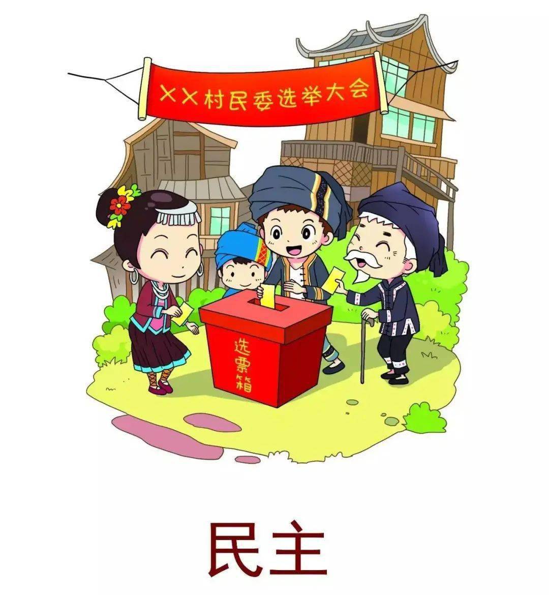 【图说我们的价值观】漫画解读社会主义核心价值观