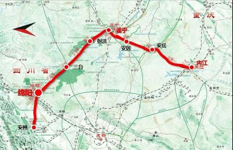 绵遂内城际铁路明年开工