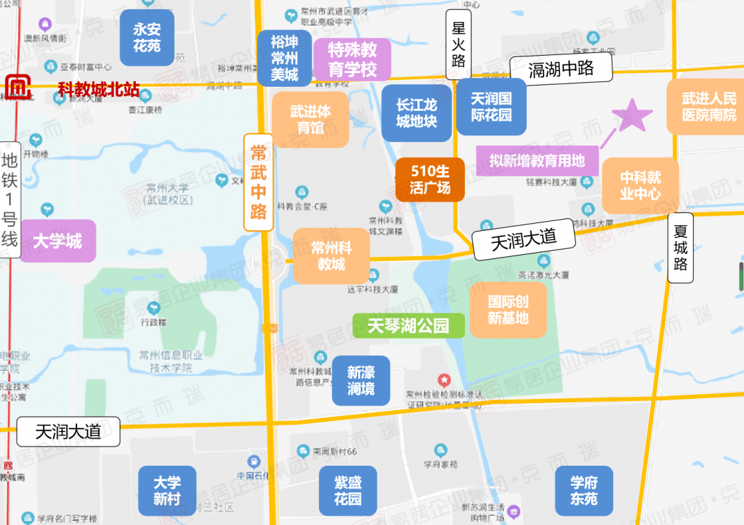 新增公园,教育配套,武进老城区&科教城板块再迎人居利好!