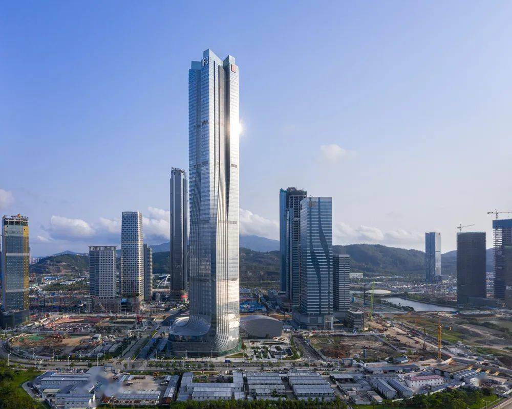 339米珠澳第一高楼横琴国际金融中心aedas
