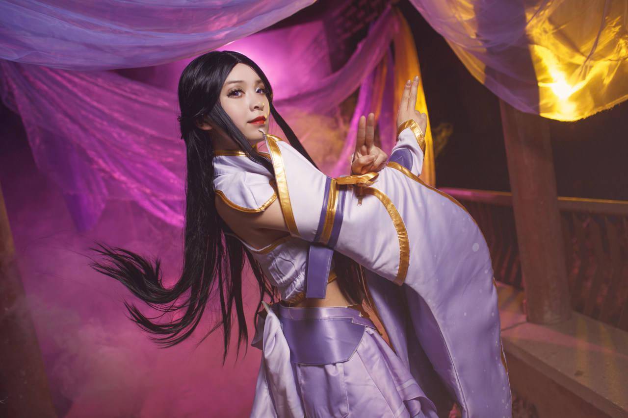 cos王者荣耀露娜 迷惑,cos王者荣耀 大乔 美腿 王者荣耀露娜紫霞仙子cosplay