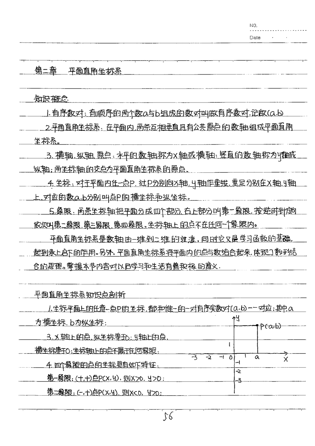 237页初中数学学霸笔记,覆盖三年知识点!初一/初二/初三都看看!