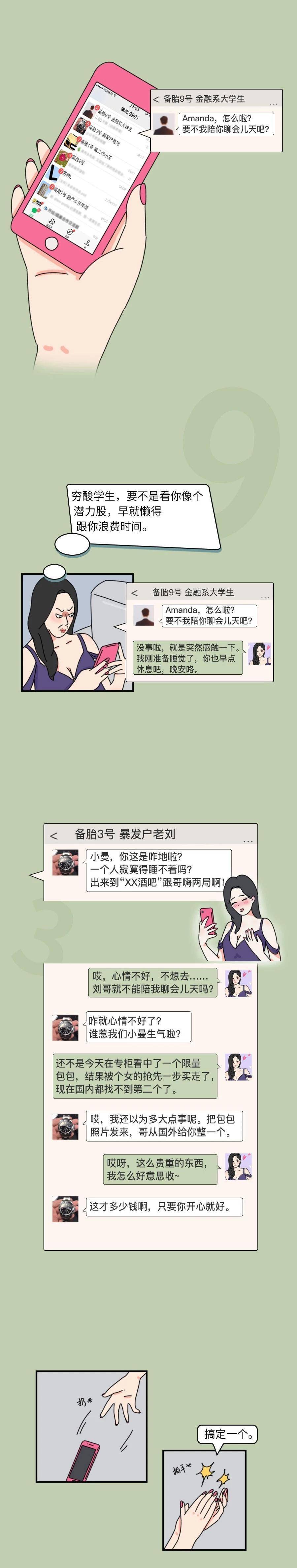 "绿茶妹"的套路果然深不可测!(漫画)