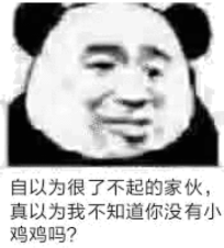 怼人熊猫头表情包_劳资