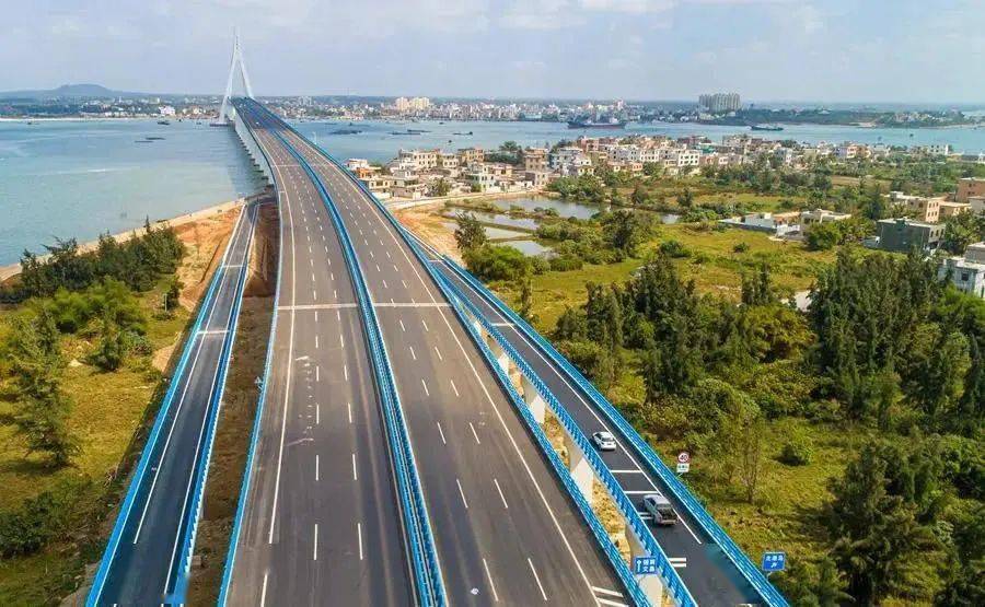 海南海文大桥北港岛互通工程通车,改变百年出行史!