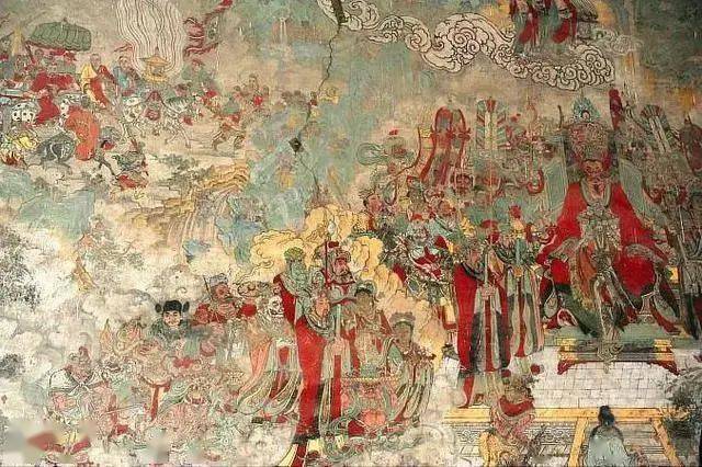 广胜寺戏剧壁画——我国古代唯一不以佛道为内容的_水