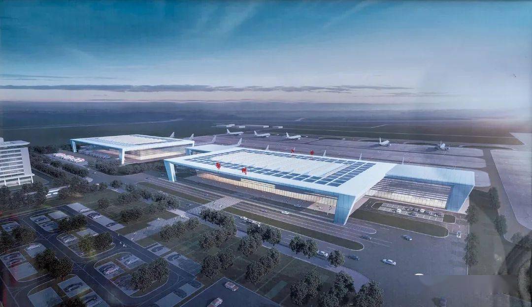 【聚焦】鄂州花湖机场最新建设场景图来了!