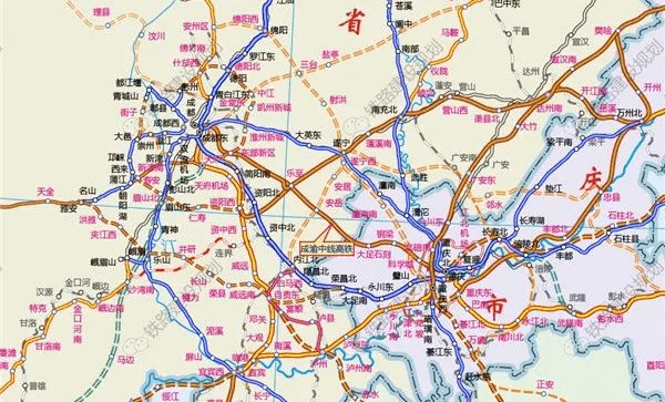 成渝中线高铁,铜安乐高速等和安岳有关的这4个项目是今年四川新开工