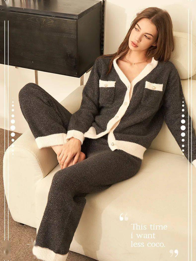 40套高颜值睡衣,舒服又时髦,春节宅家一定要有!_妮妮