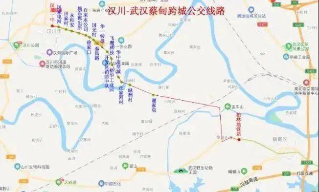 汉川公交开到武汉地铁口