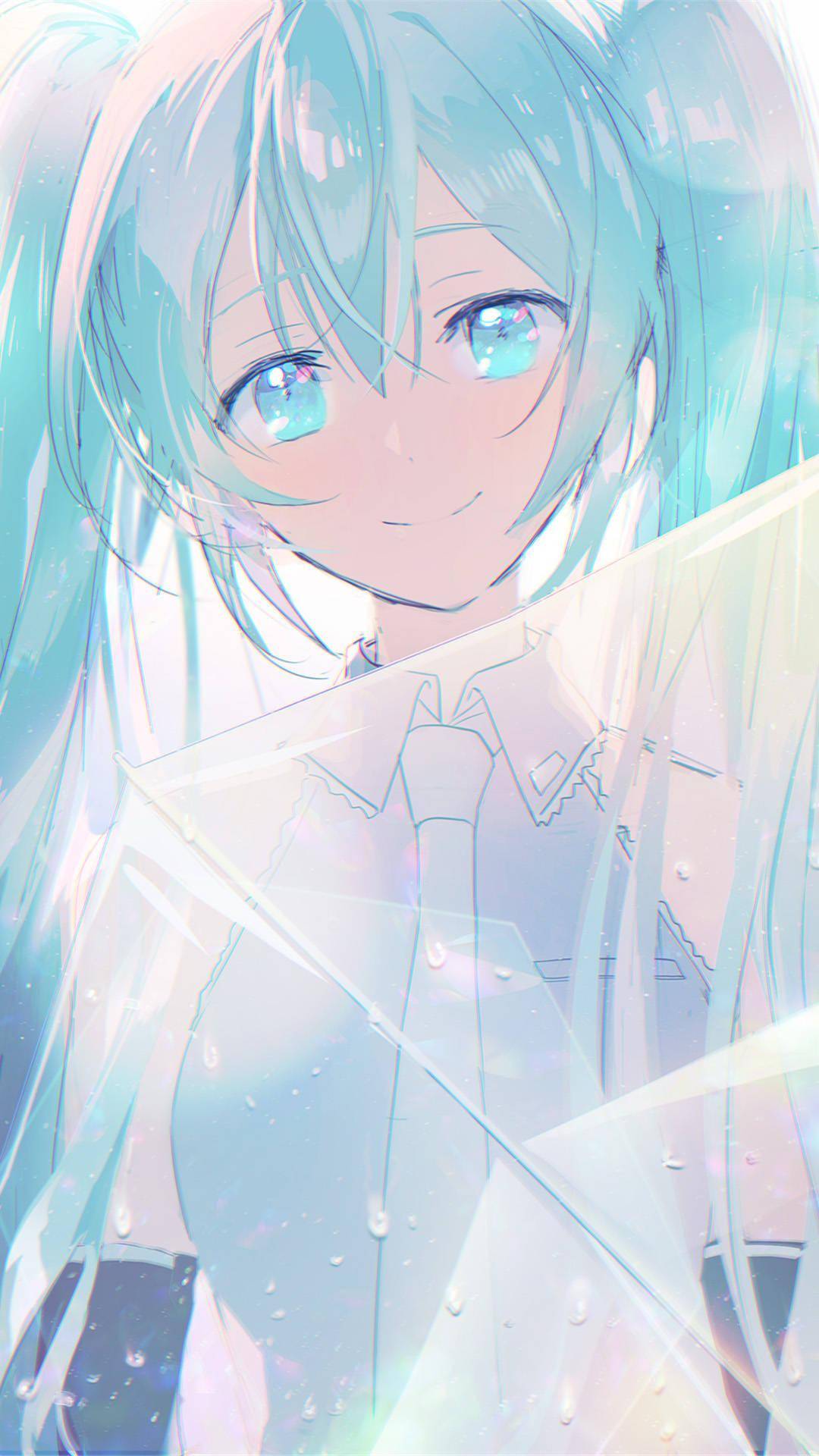 超级治愈的软萌二次元少女卡通插画,清纯而阳光的女孩