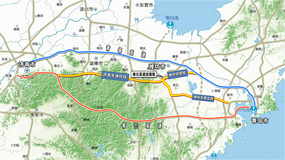 济青中线路线图