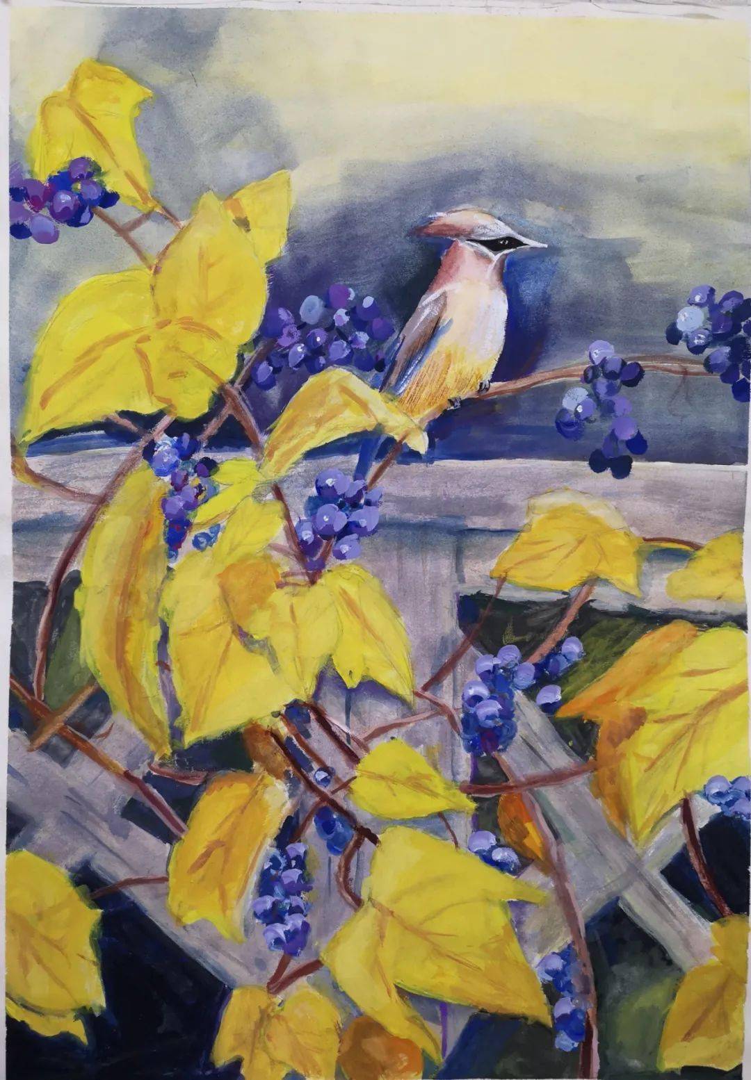高中组 第三届全国少儿水彩粉画展获奖作品