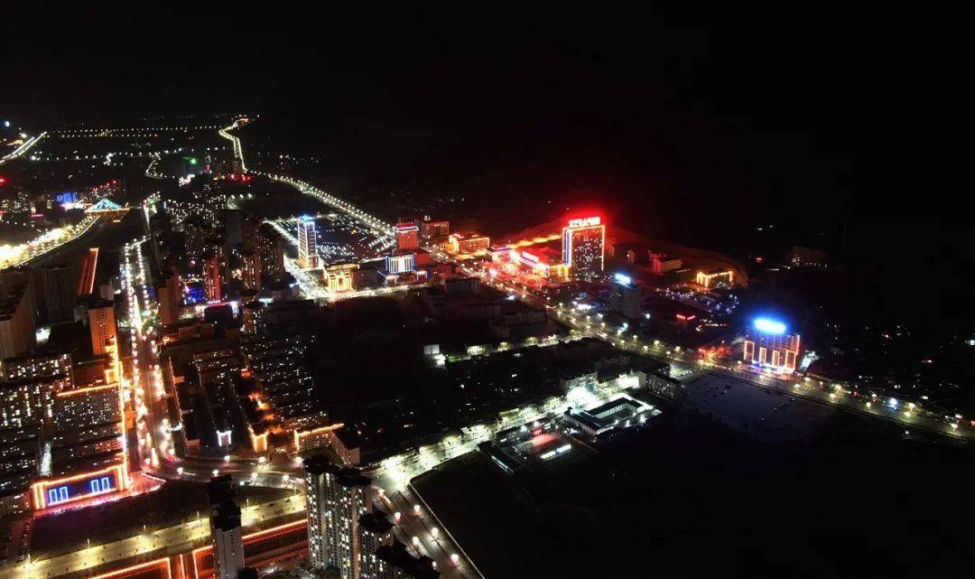 除夕前夜的会宁县城,太美啦
